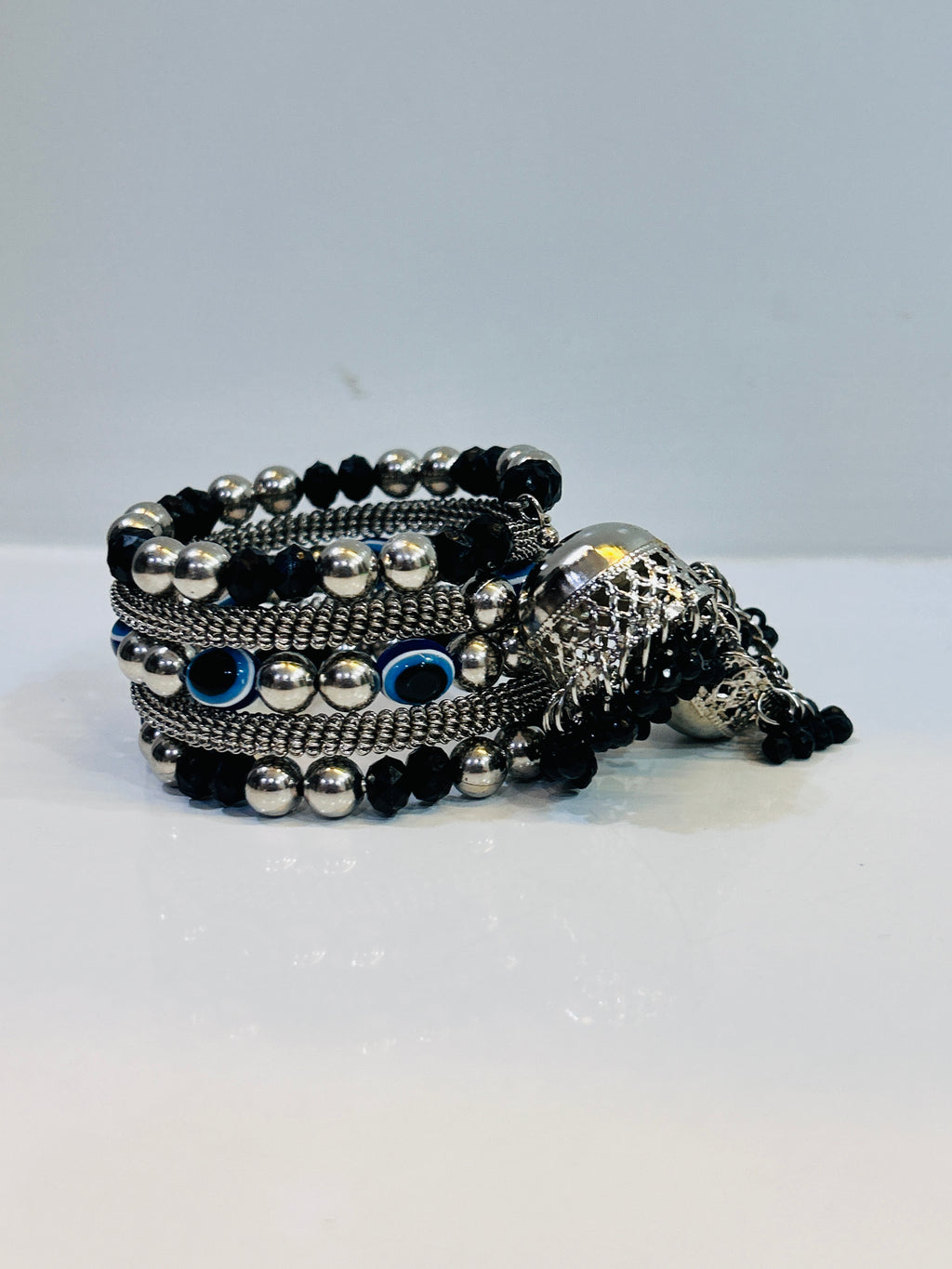 Navratna Oxidized Kada