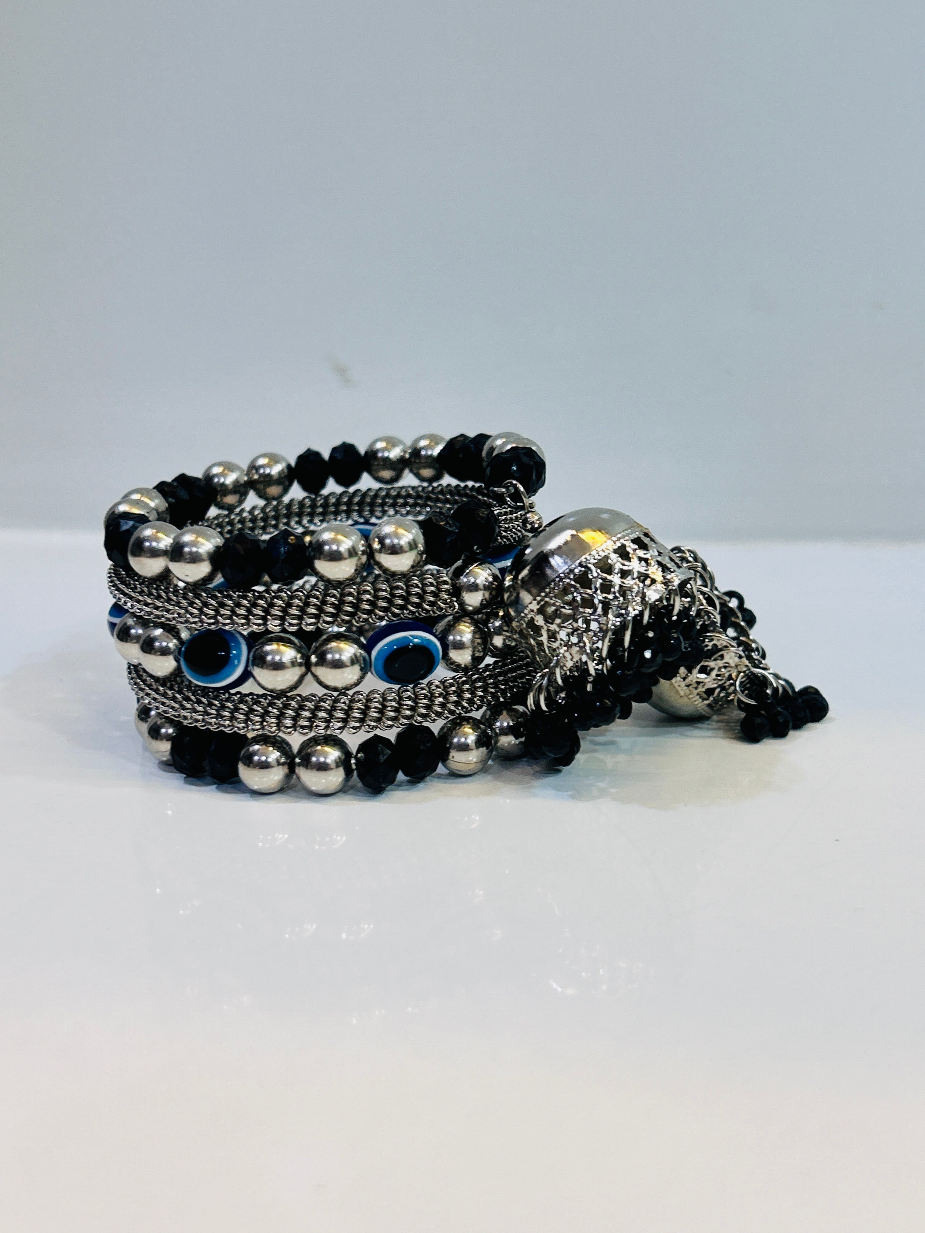 Navratna Oxidized Kada