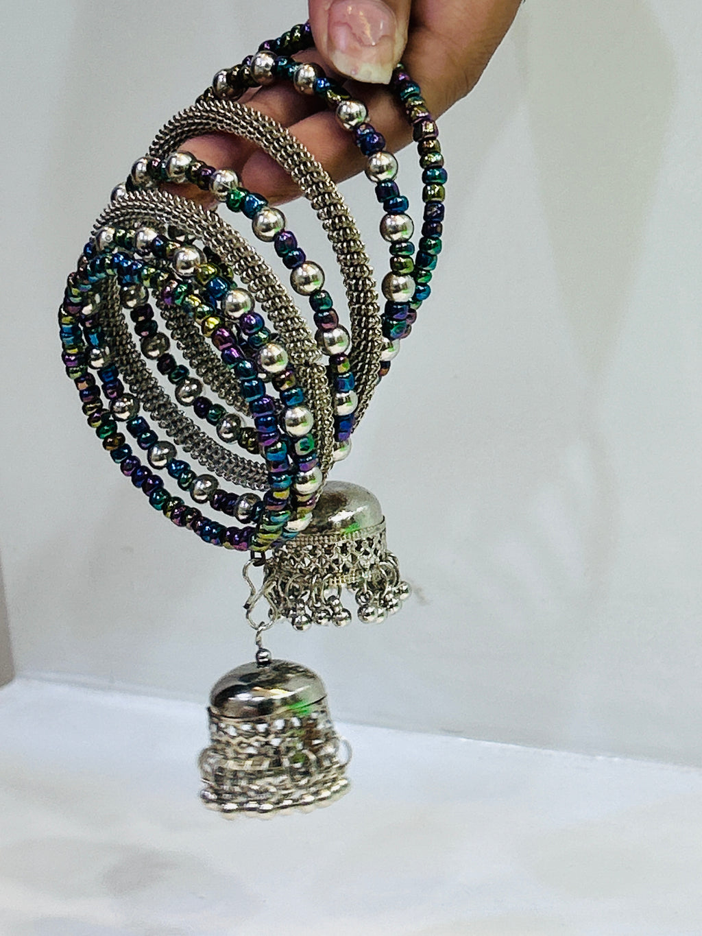 Rustic Charm Oxidized Bracelet